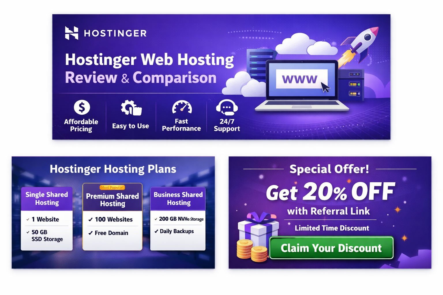 Hostinger Web Hosting Review and Plan Comparison